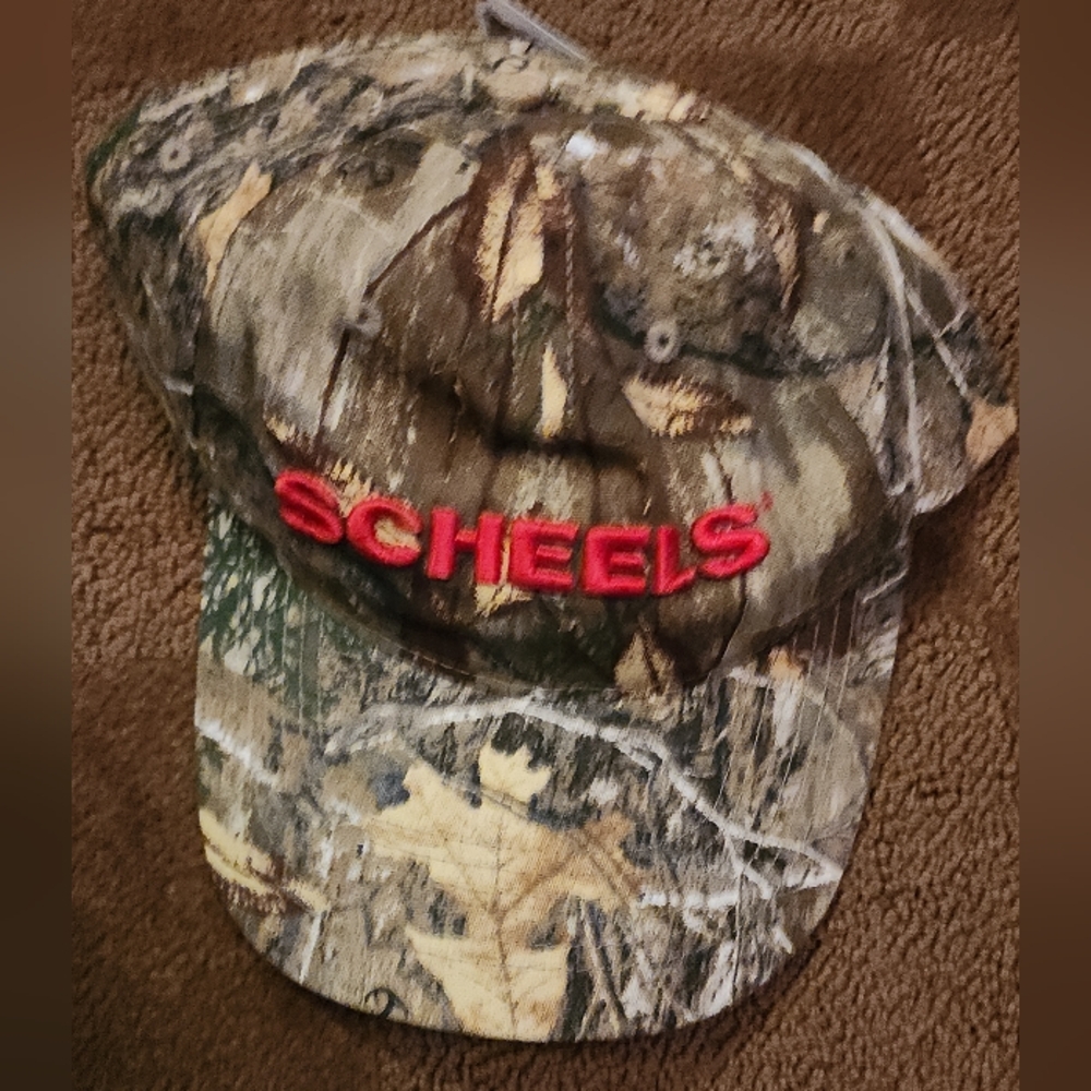 NWT Scheels Camouflage Baseball Cap